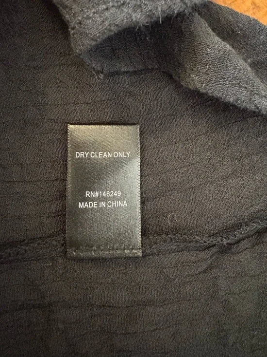 NWOT Aakaa Black Women's Swim Cover-Up Maxi Dress- size M - Picture 11 of 13